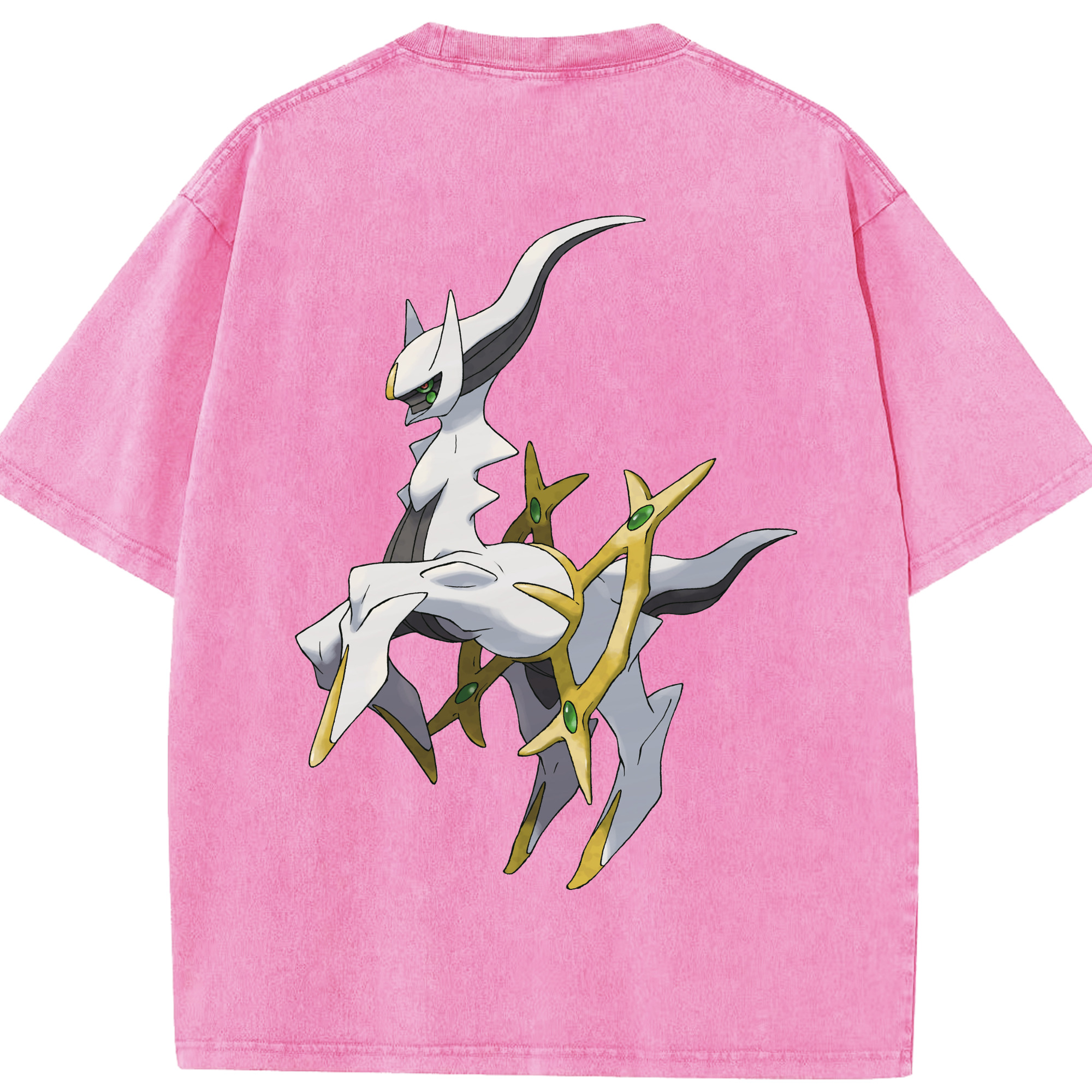 （画像用） ポケットモンスター Pokémon 綿100% ヴィンテージ風 半袖Tシャツ（背面プリント）